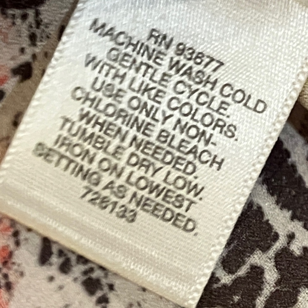 Liz Claiborne small wm’s Floral Blouse - Picture 9 of 14